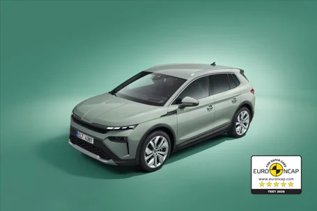 El Škoda Elroq obtiene la calificación de seguridad de 5 estrellas Euro NCAP, mientras que el Enyaq y el Octavia mantienen sus puntuaciones máximas